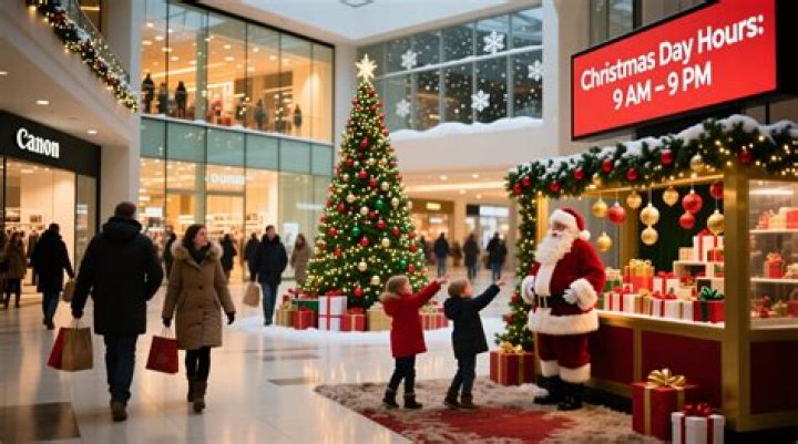 Are there any malls open on Christmas Day?