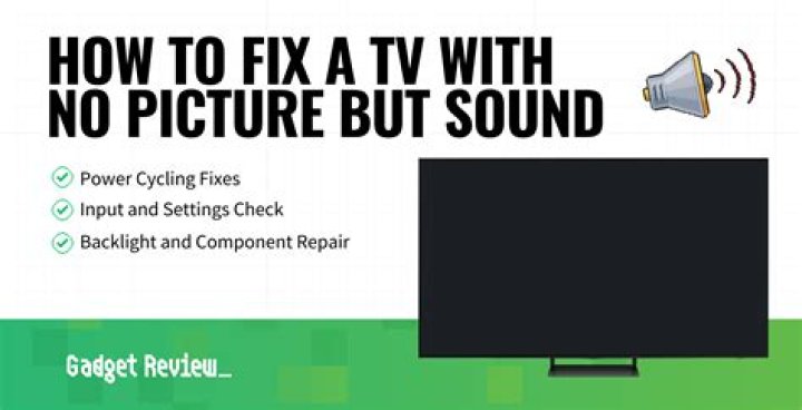 Can a Bose DVD play sound but no picture?