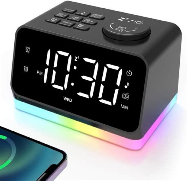 Can a clock radio be used as an alarm?