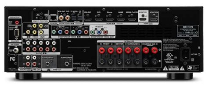 Can a Denon avr-2313 be connected to a network?