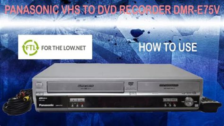 Can a DVD recorder record VHS tapes?