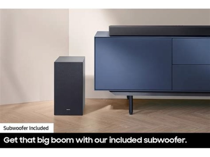 Can a Samsung sound bar work with a subwoofer?