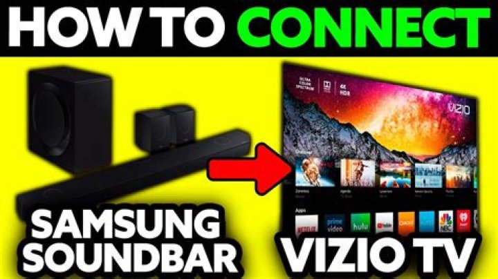 Can you hook up a Vizio soundbar to a Samsung TV?
