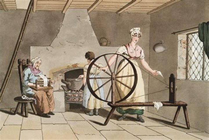 Did people used to make their own clothes?