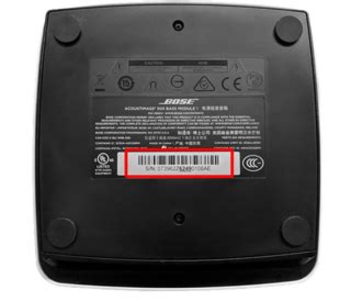 Do Bose headphones have serial numbers?