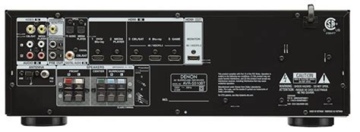 Does Denon AVR S510BT support Arc?