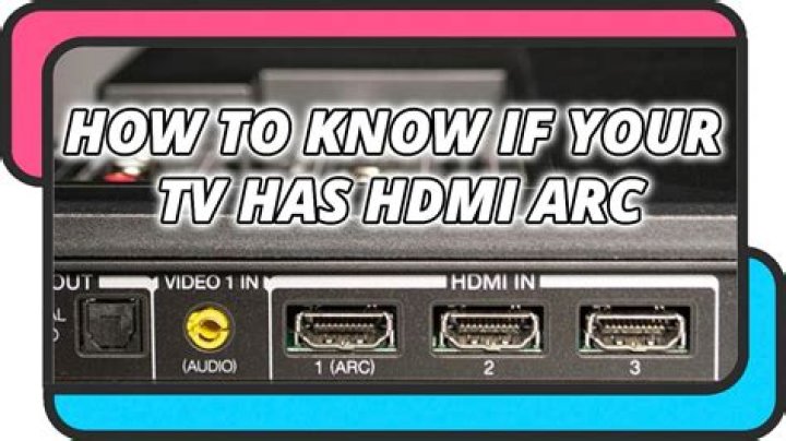 Does my Panasonic TV have HDMI ARC?