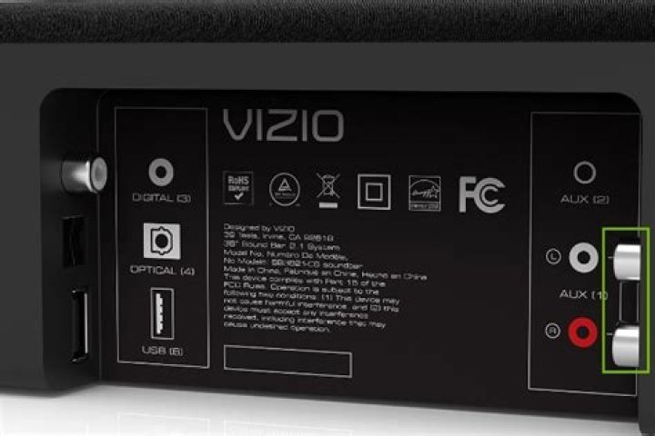Does Vizio TV have audio output?