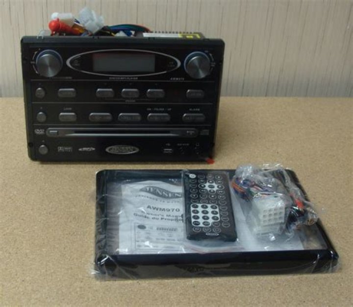 How big is a Jensen awm970 drive stereo?