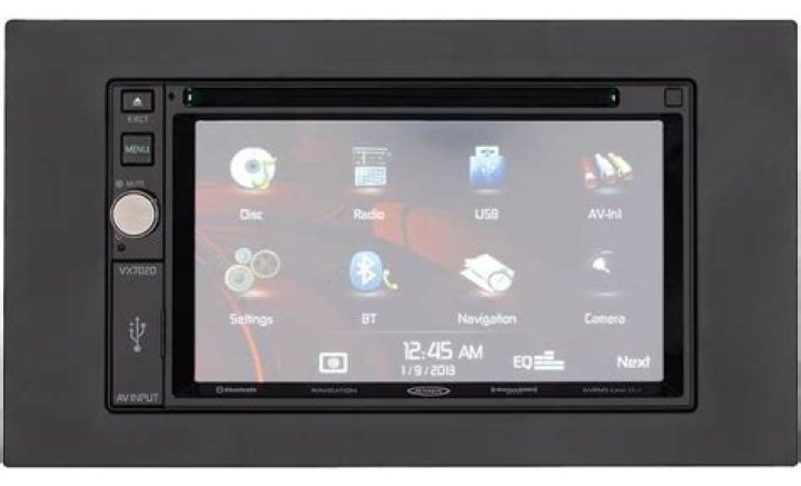 How big is the screen on the Jensen vx7020?