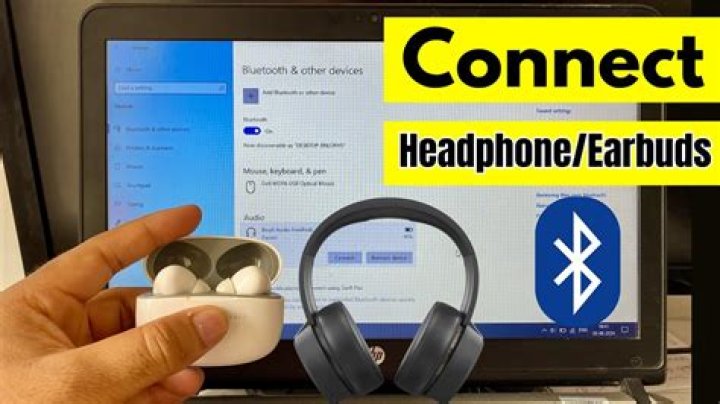 How can I listen to my headphones on my laptop?