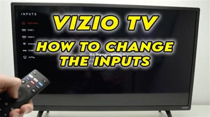 How do I change the output on my Vizio TV?