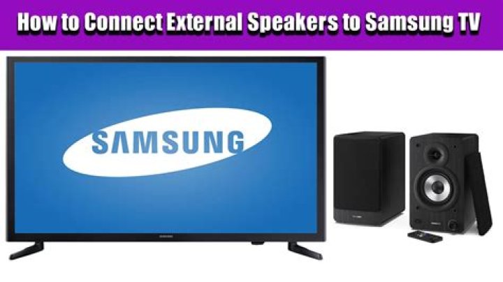 How do I connect external audio to my Samsung Smart TV?