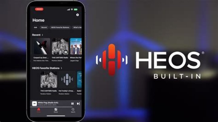 How do I connect my Denon receiver to my HEOS app?