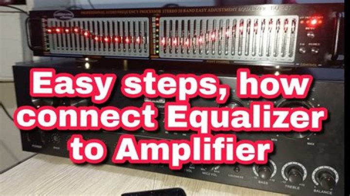 How do I connect my equalizer?