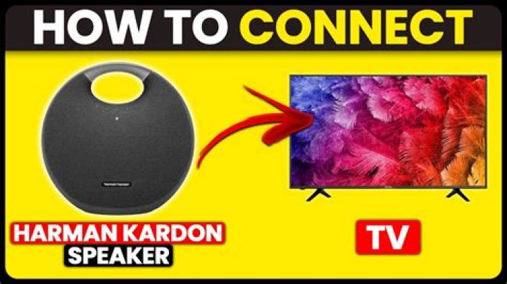 How do I connect my Harman Kardon to my TV?