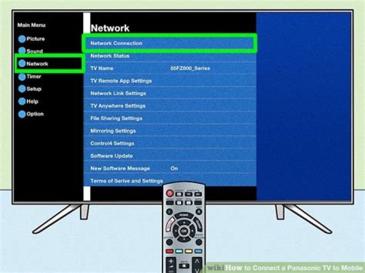How do I connect my Panasonic TV to satellite?