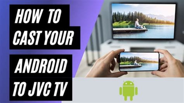 How do I connect my phone to my JVC TV?