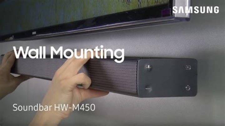 How do I connect my Samsung Soundbar to HW M450?