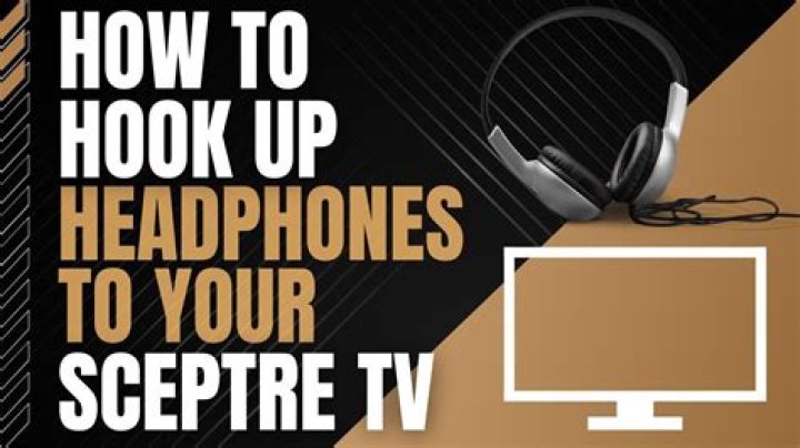 How do I connect my Sceptre surround sound to my TV?