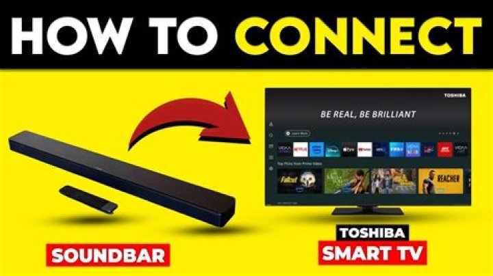 How do I connect my Sound Bar to my Toshiba TV?