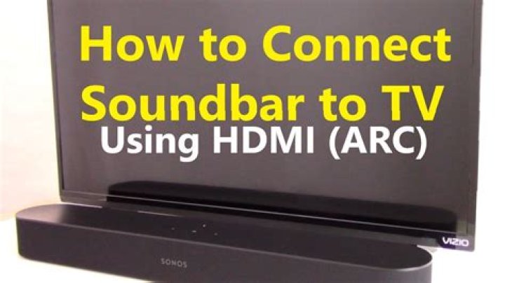 How do I connect my TaoTronics soundbar to my TV?