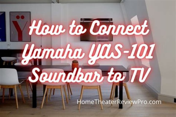 How do I connect my Yamaha home theater to my Samsung TV?