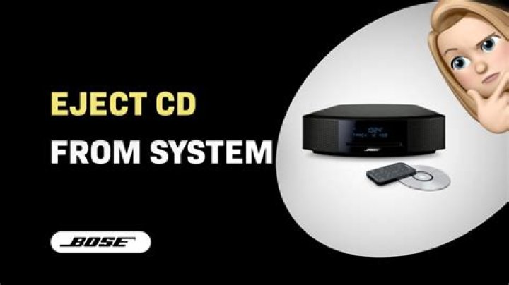 How do I eject a CD from my Bose Wave?