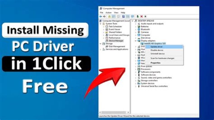 How do I find missing drivers on my laptop?