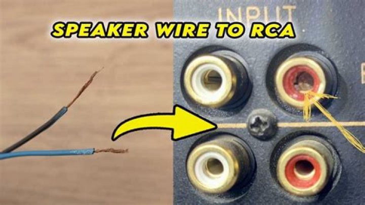 How do I fix my RCA plug?