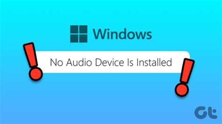How do I fix no audio input device?