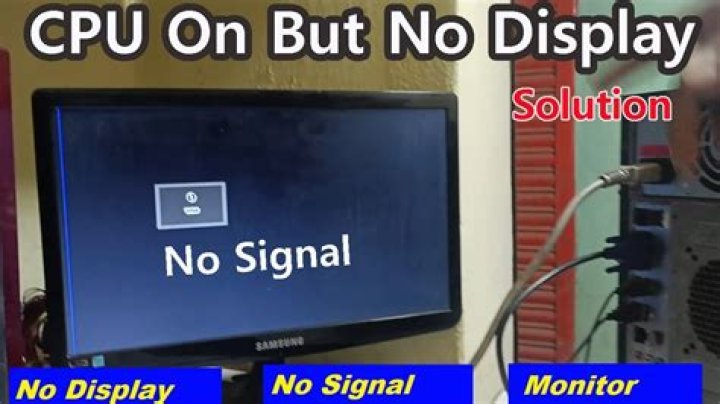 How do I fix no video signal?