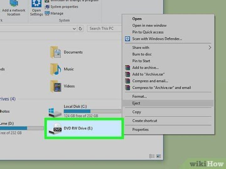 How do I force eject a CD from my PC?