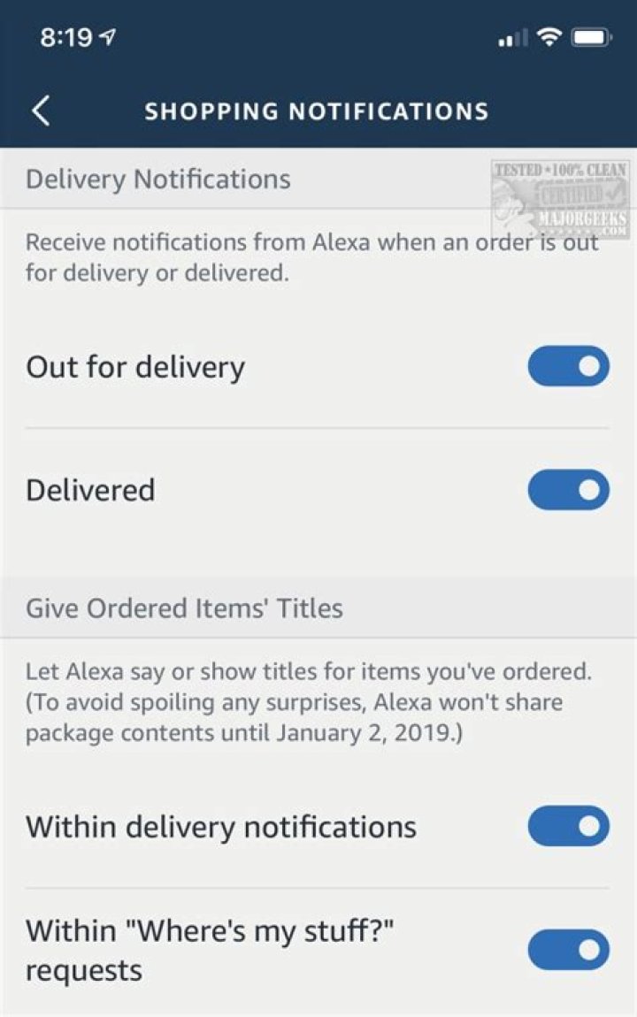 How do I get Alexa to stop flashing?