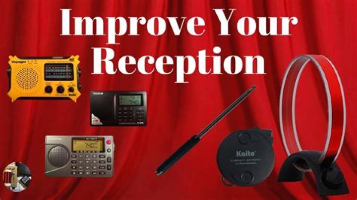 How do I get better reception on my radio?