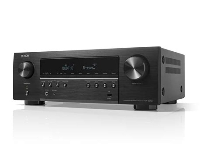 How do I get more bass on my Denon receiver?