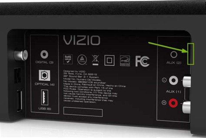 How do I get my Vizio rear speakers to work?