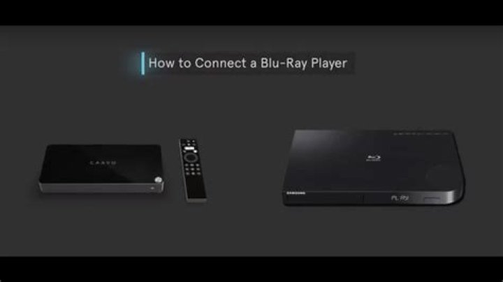 How do I hook up my Samsung Blu-Ray player to my cable box?