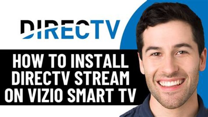 How do I hook up my Vizio TV to DirecTV?