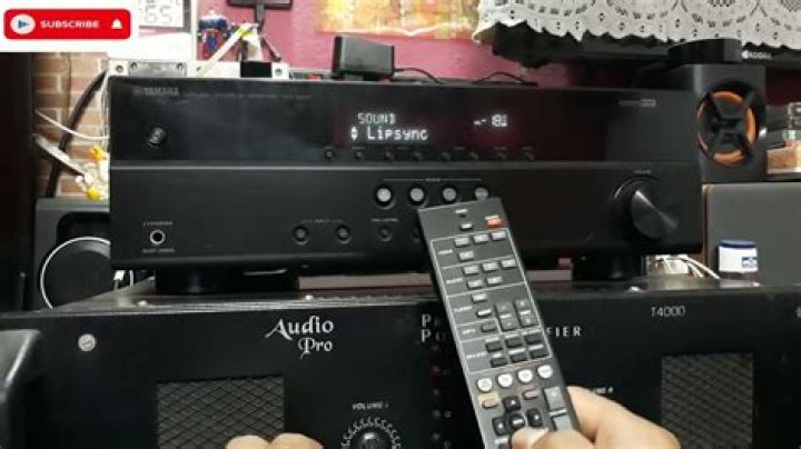 How do I install firmware on my Yamaha receiver?