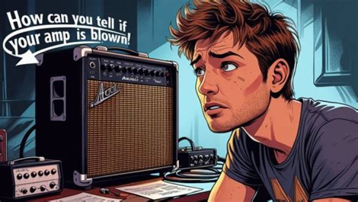 How do I know if my factory amp is blown?