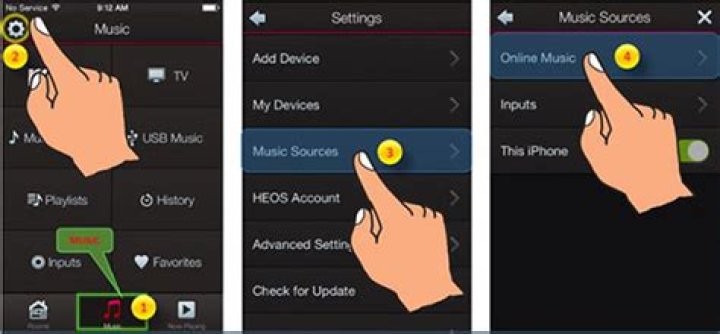 How do I listen to Amazon music on Denon receiver?