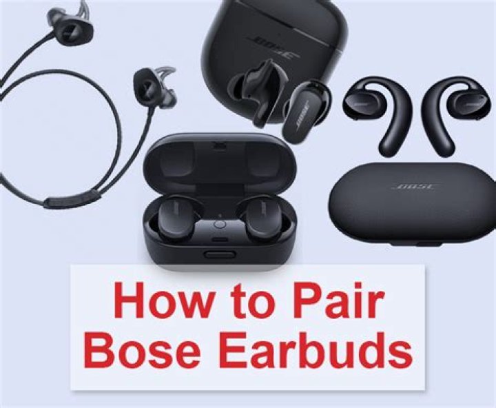 How do I pair my Bose earbuds to another device?