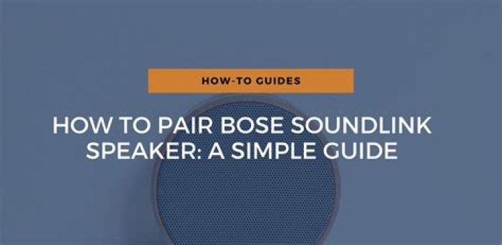 How do I pair my Bose Soundlink color 11?