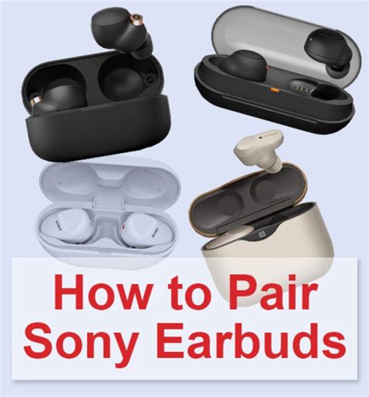 How do I pair my Sony Bluetooth headphones?