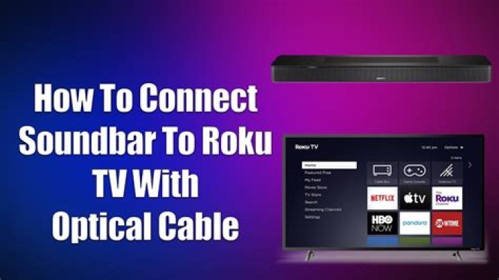 How do I program my Roku soundbar to my TV?