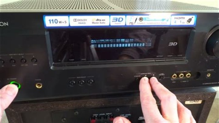 How do I reset my Denon AVR 2313ci?
