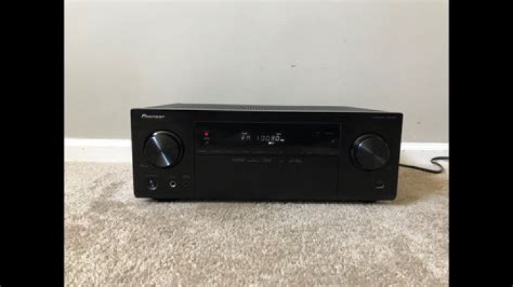 How do I reset my Pioneer receiver VSX 523?