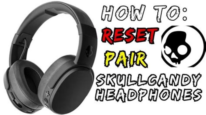 How do I reset my Skullcandy Crusher wireless headphones?