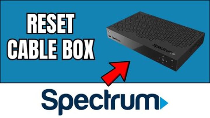 How do I reset my Spectrum cable box to factory settings?